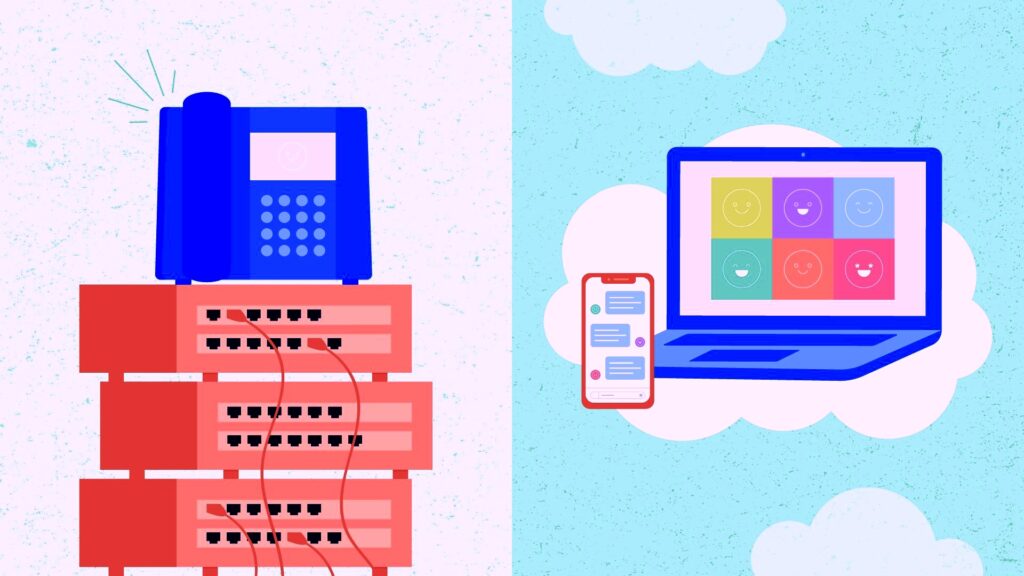 Cloud or Hosted vs On-Premise Phone Systems: Comparing Costs & Benefits